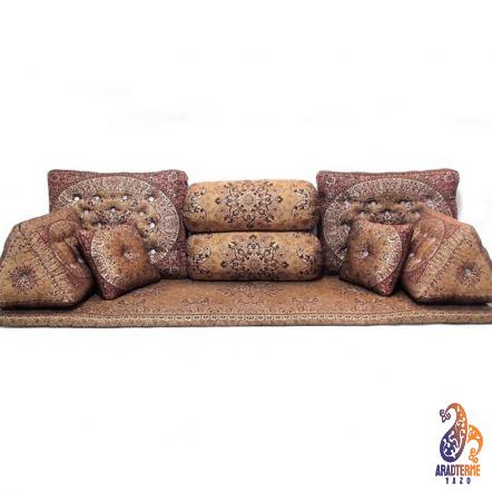 خرید پشتی ترمه شاه نشین مثلثی