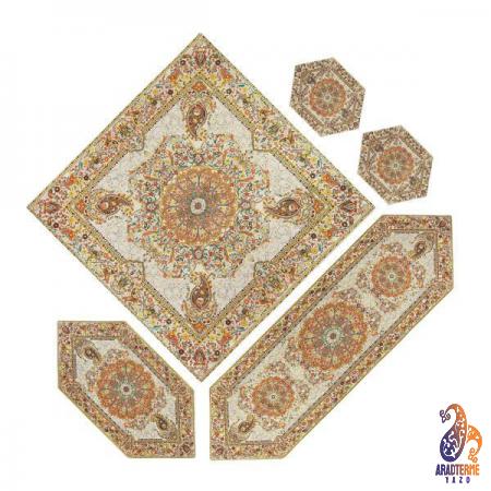 معرفی انواع رومیزی ترمه ایرانی